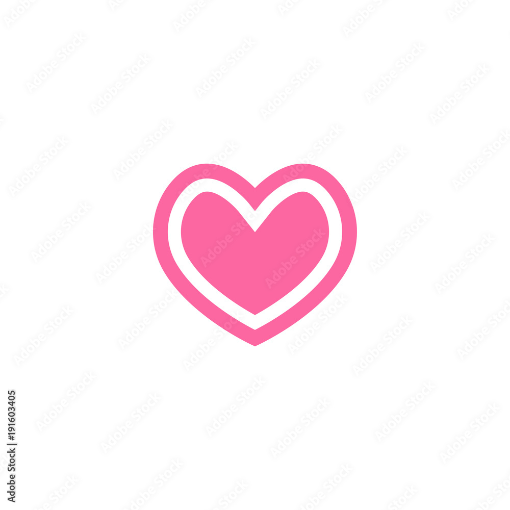 Simple elegant pink love graphic template Simple elegant pink love graphic template