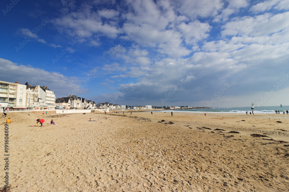 plage de quiberon, morbihan, bretagne