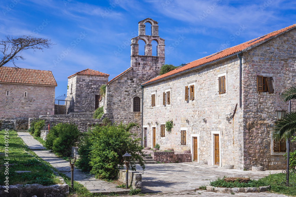 Santa Maria in Punta church in Budva Old Town, Montenegro