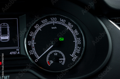 speedometer close up