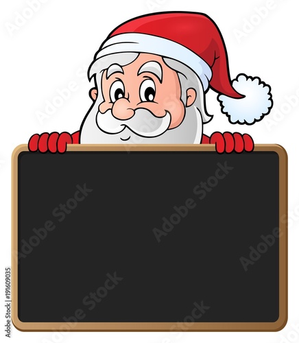 Santa Claus with blackboard theme 2
