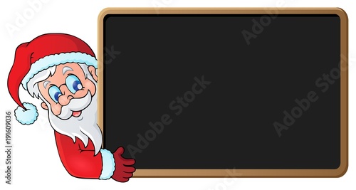 Santa Claus with blackboard theme 1