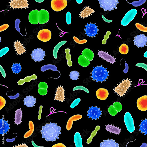 Seamless texture of infectious agents