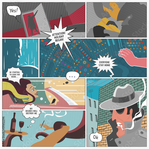 The Page Comics Layout Concept