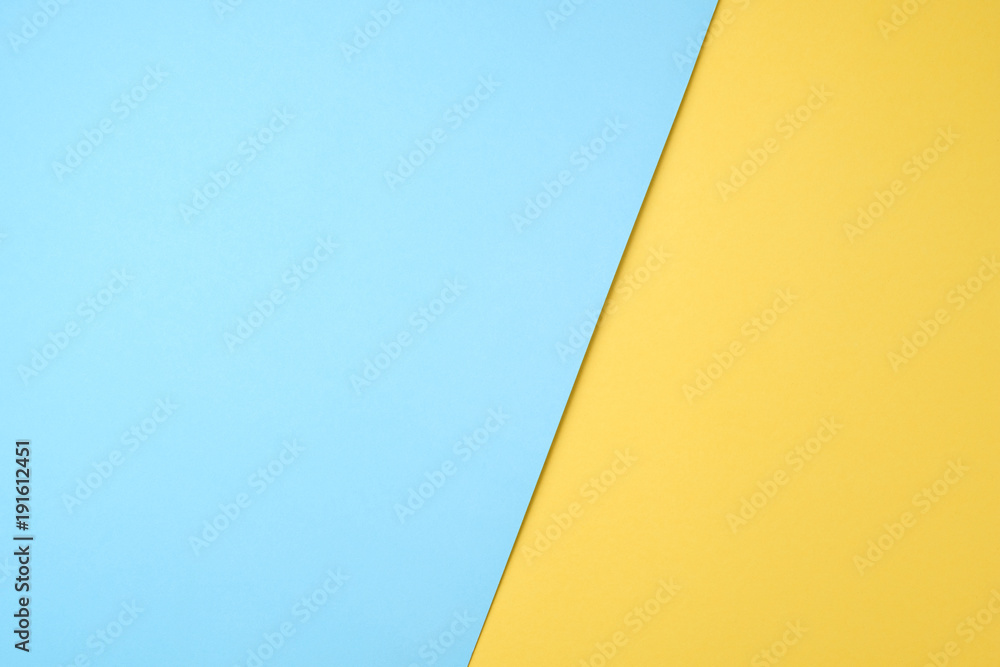 blue and yellow pastel paper color for background Stock Photo | Adobe Stock