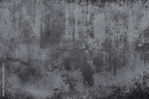 Dark grunge concrete texture wall © Philip