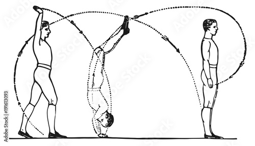 Flickflack Gymnastik Übung - Flic flac gym exercise