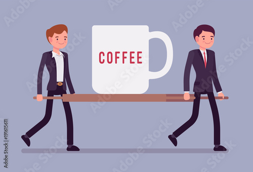 Emergency coffee cup on stretcher