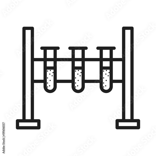 Chemistry tubes isolated