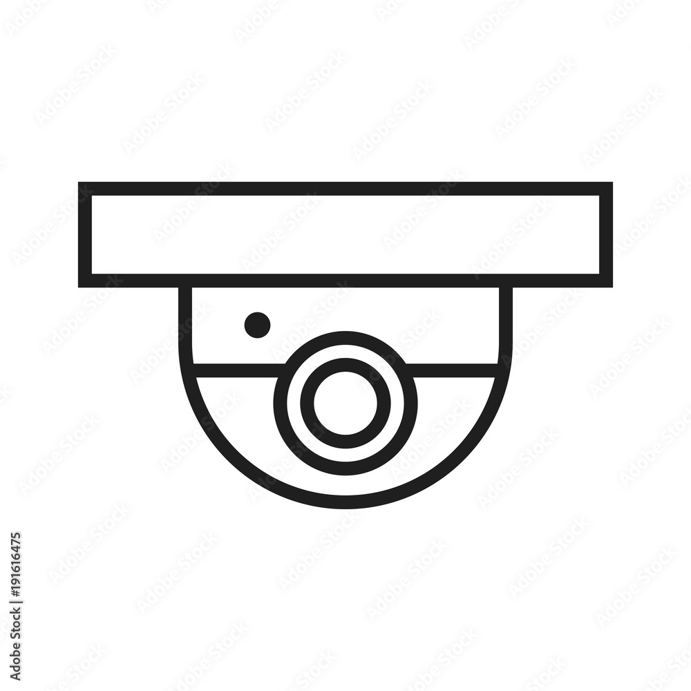 Surveillance camera symbol Surveillance camera symbol