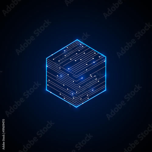 Cubic blue microcircuit