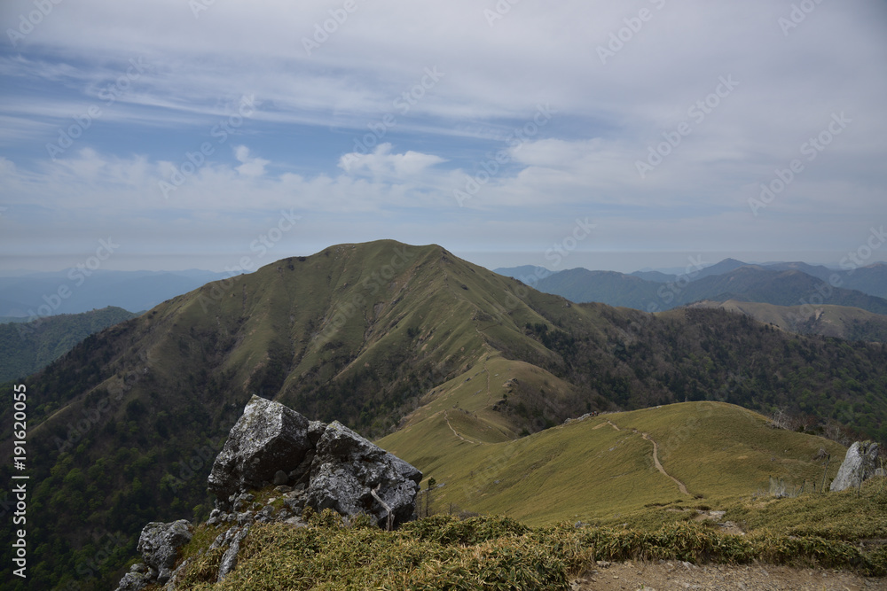 日本の四国の剣山 日本の四国の剣山