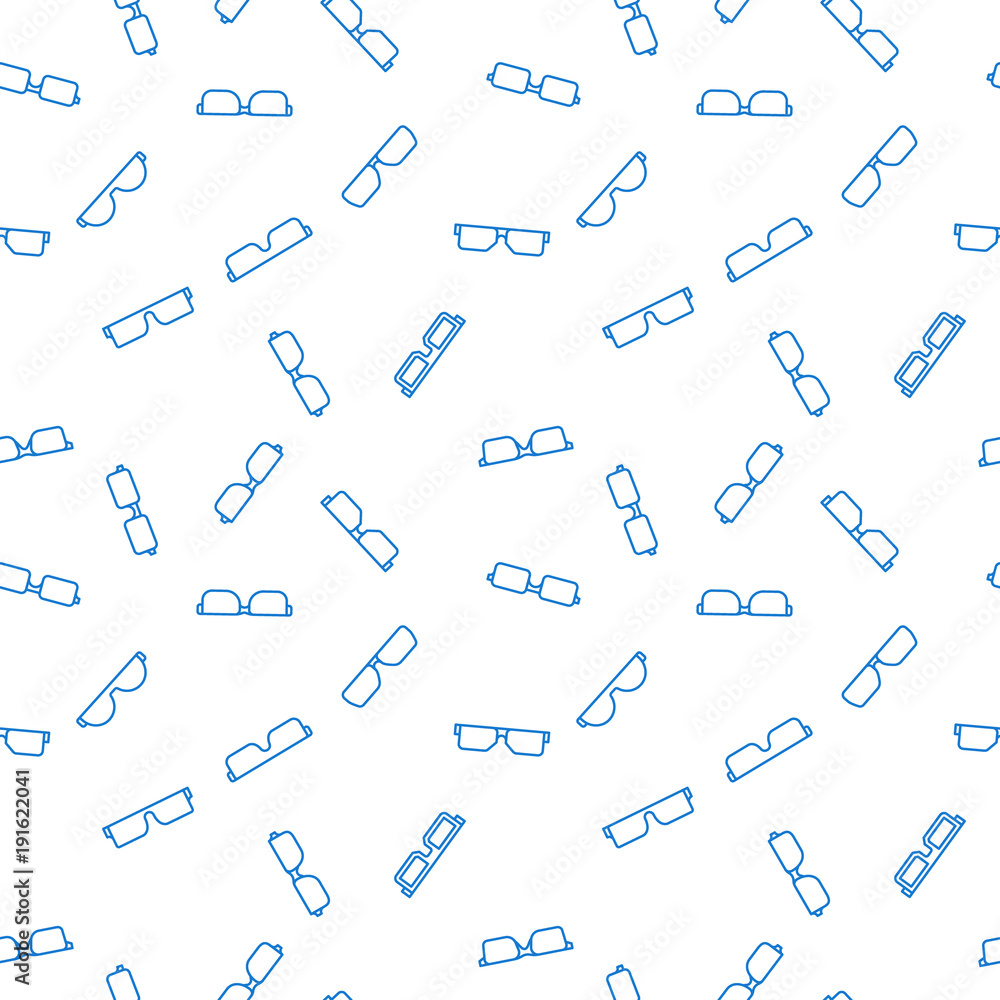Seamless pattern with glasses - vector background Seamless pattern with glasses - vector background