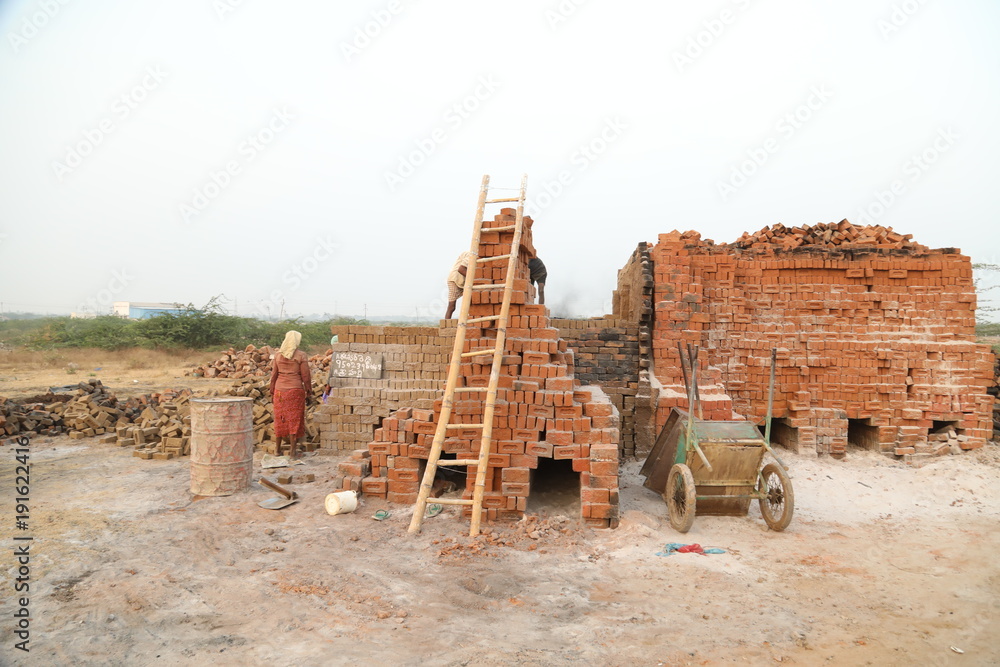 Fototapeta premium Local Brick Factory