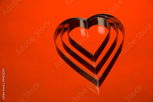 Heart shaped cookie cutters