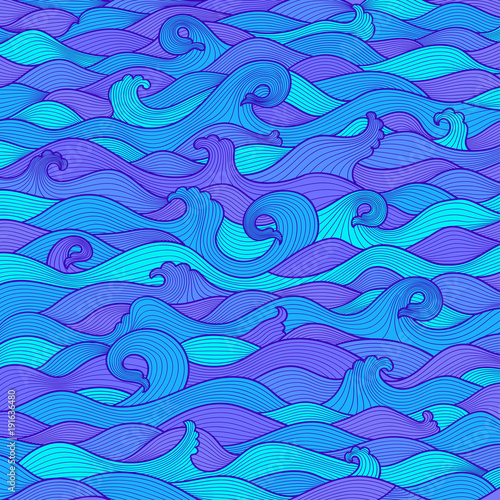pattern purple turquoise blue sea waves