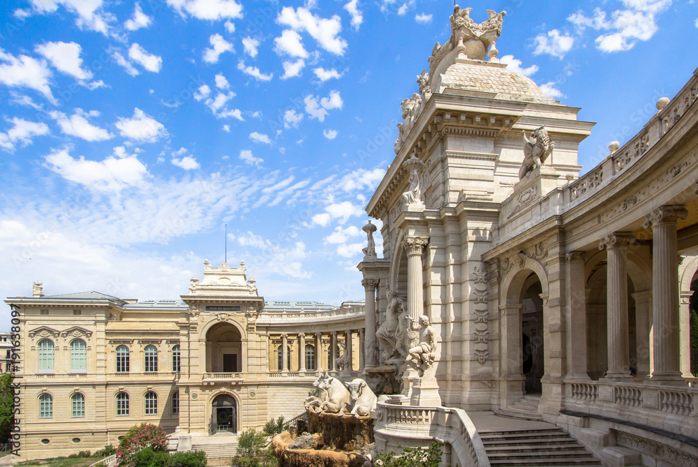 Palais Longchamp in Marseille, France
