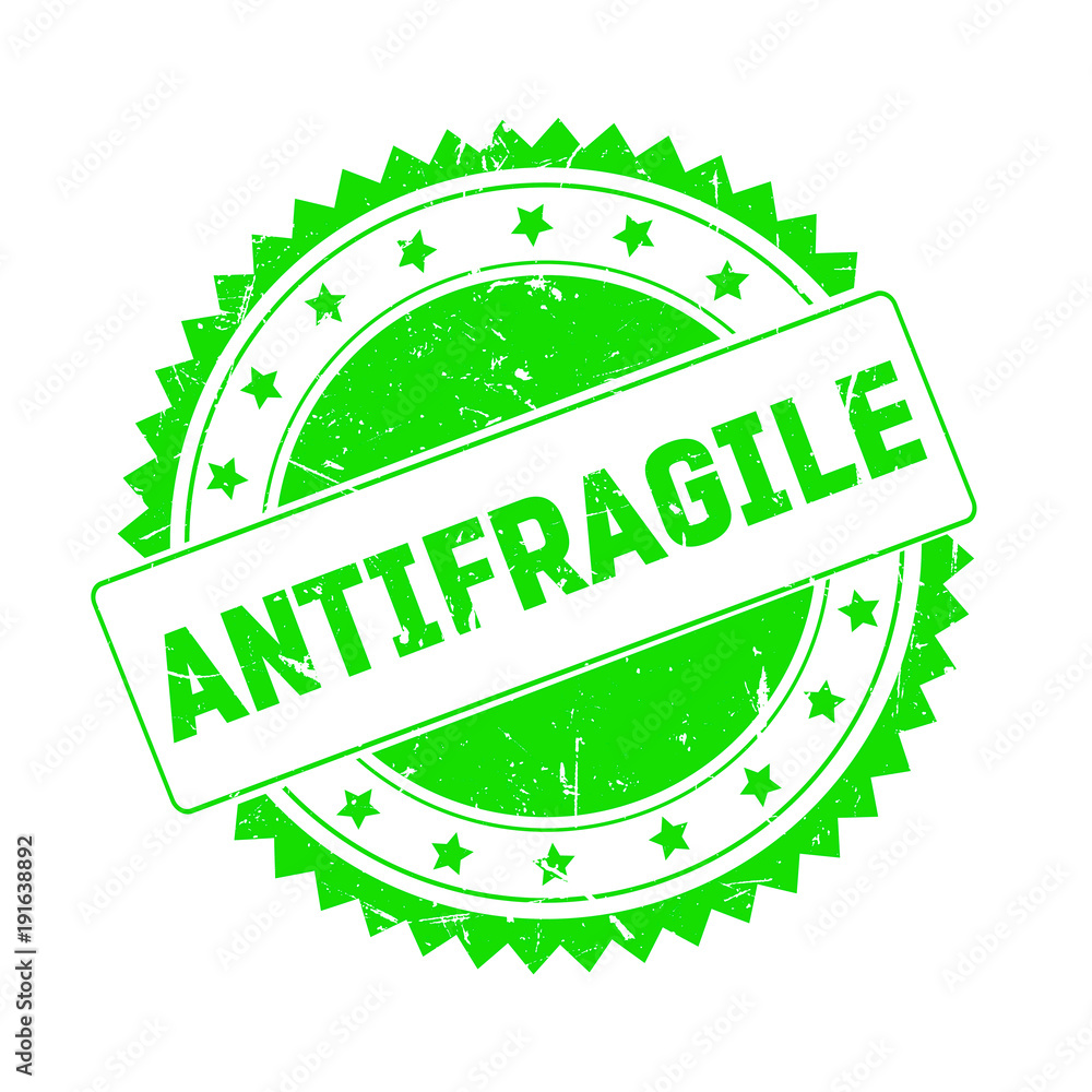 Antifragile green grunge stamp isolated Antifragile green grunge stamp isolated