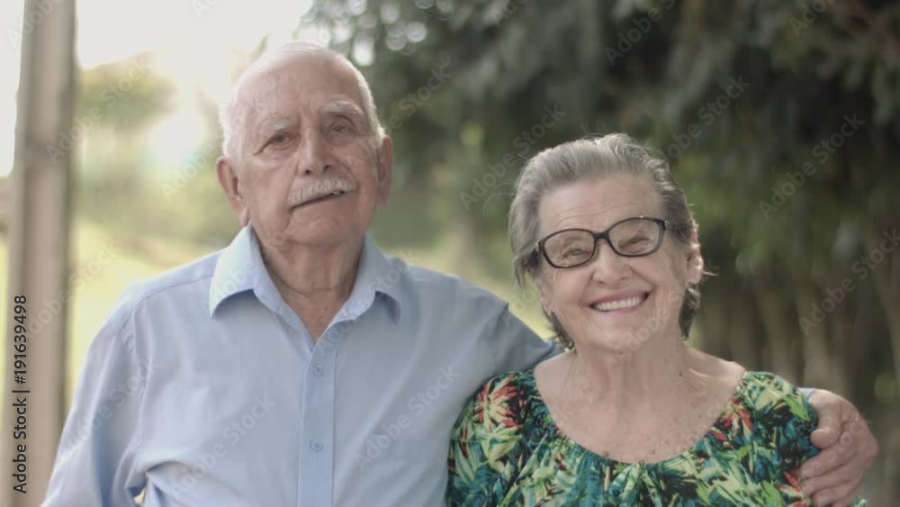 Happy elderly couple Happy elderly couple