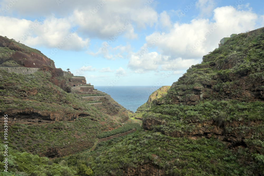 Naklejka premium der grüne nordosten las palmas