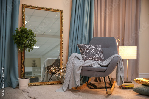 Elegant room interior with ...