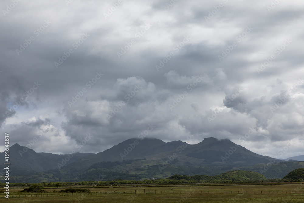 Fototapeta premium Der Nationalpark Snowdonia - Wales