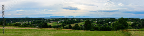 Amazing panorama of a small Ukrainian village