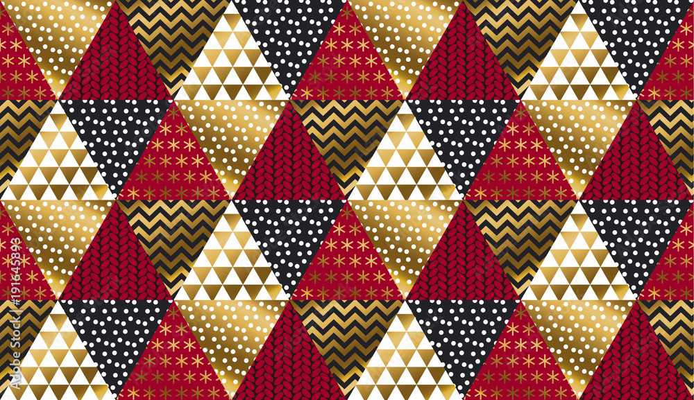 Red and gold xmas carnival pattern. Red and gold xmas carnival pattern.