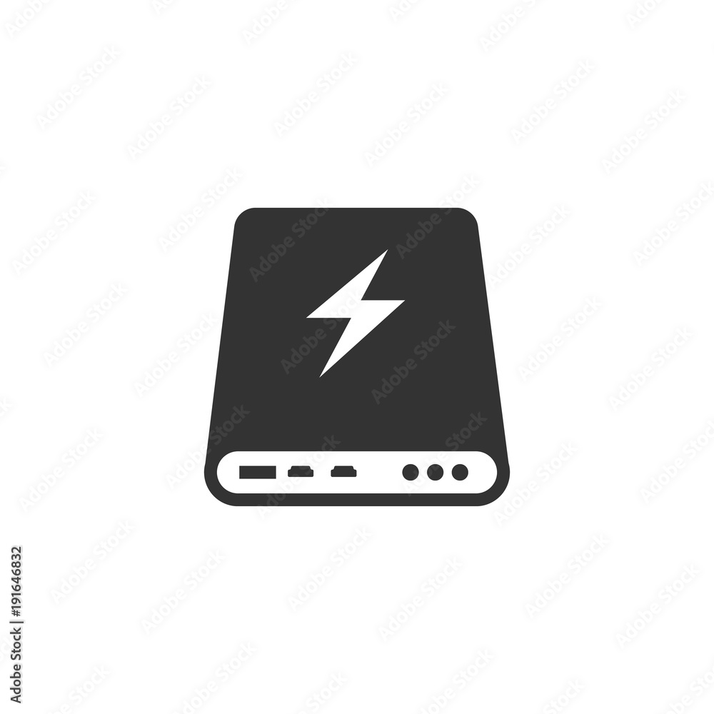 Power bank icon Vector illustration. Power bank icon Vector illustration.