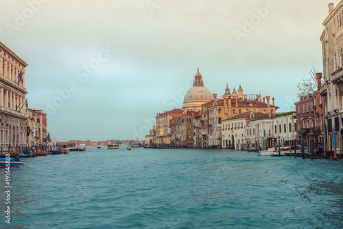 Venezia canal grande Basilica santa maria della Salute Italy Travel europe © Alice_D