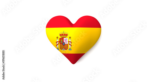 Corazón bandera España. 3D Free Download Corazón bandera España. 3D - GFXLoad