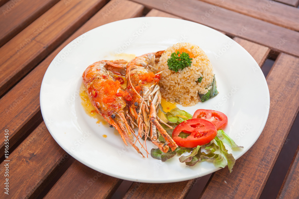 River Prawn with Tamarind Sauce River Prawn with Tamarind Sauce