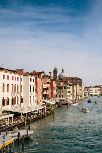 Landscape of picturesque Venice channels.