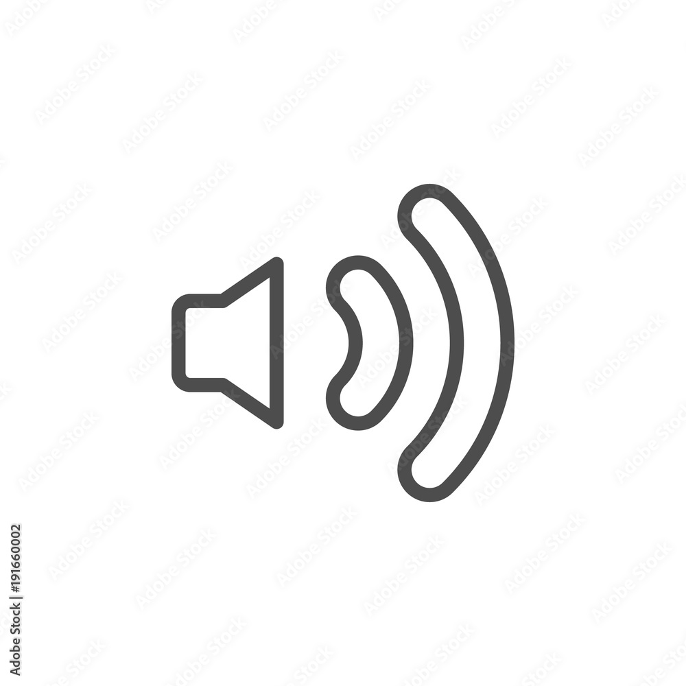 Speaker line icon Speaker line icon