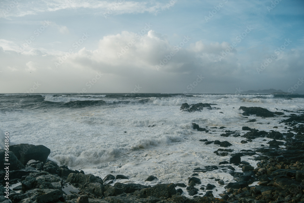 Coast of Baiona, Galicia Spain