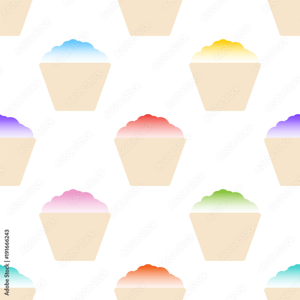 Shaved ice with syrup pattern Shaved ice with syrup pattern