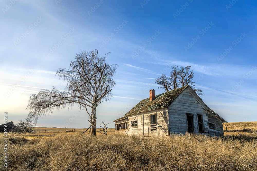 Abandoned farm house in Washington.