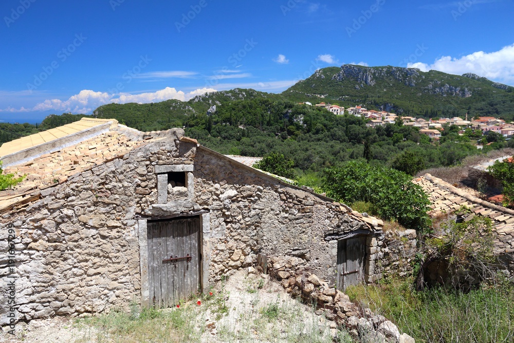 Corfu rural landscape