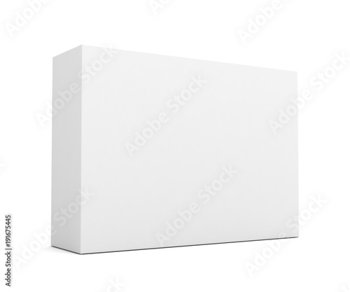 blank retail product box concept  3d illustration