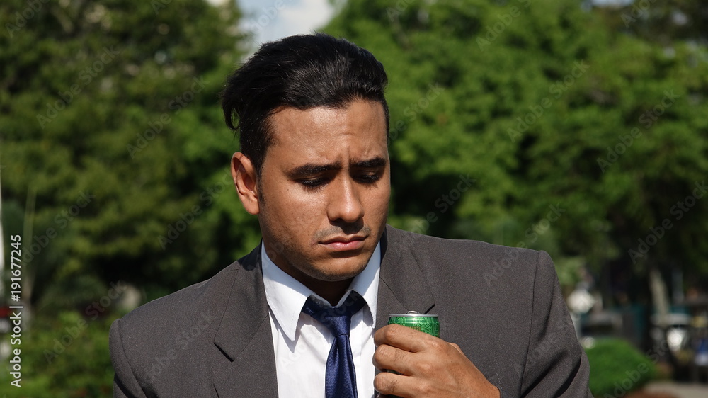 Alcoholic Business Man Alcoholic Business Man