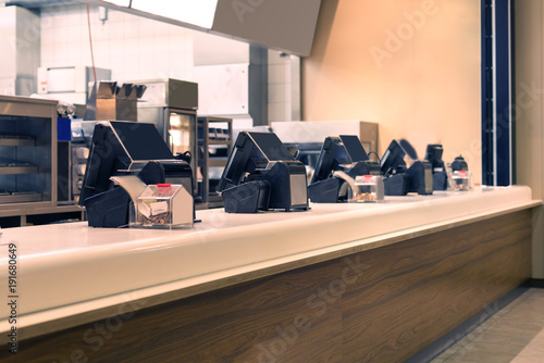 Fast food restaurant stall