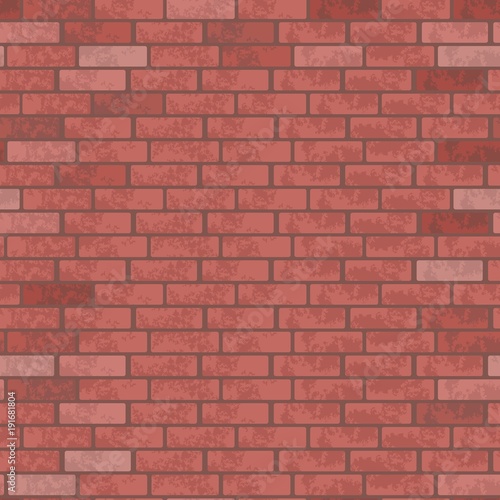 Vector Brick Wall Pattern