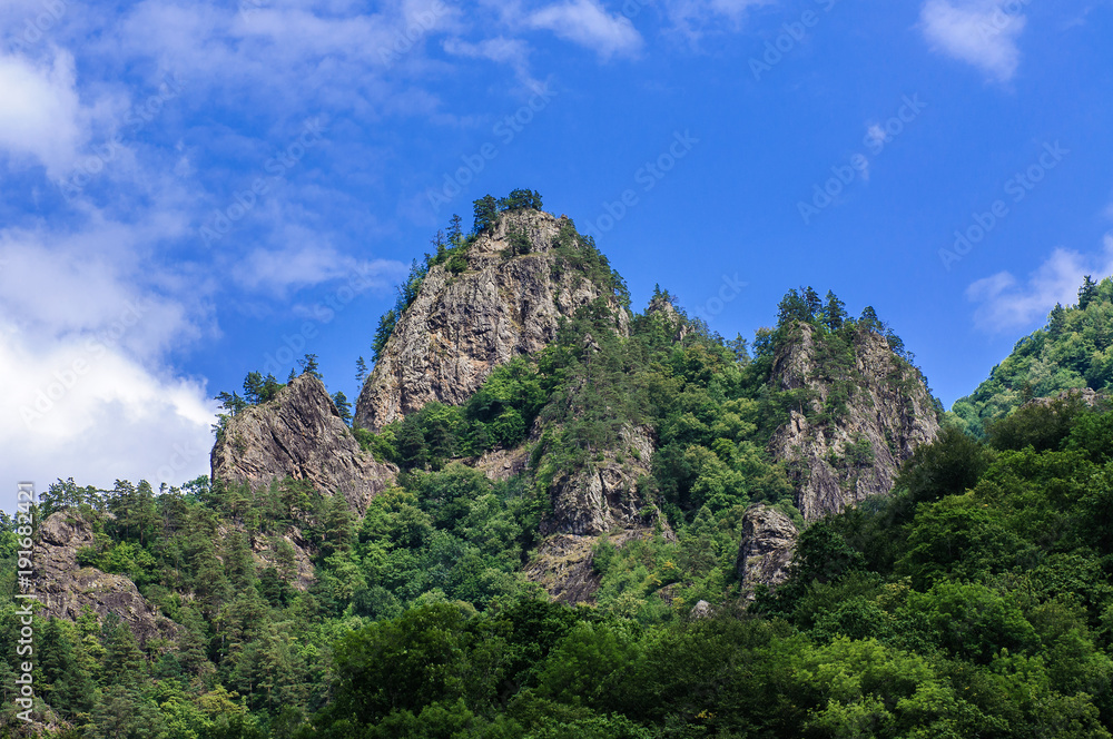 View of the trident in Adygea