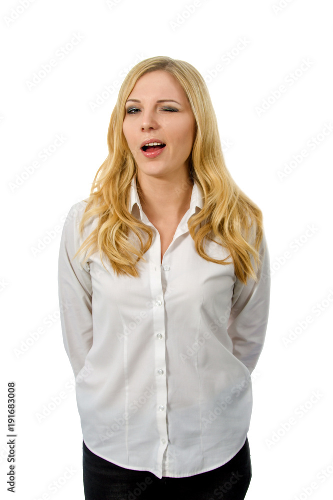 young beautiful blonde woman young beautiful blonde woman