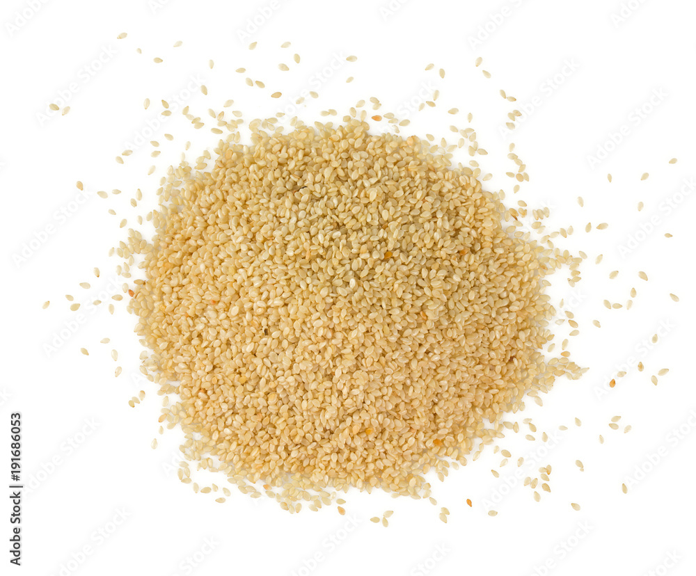 sesame seeds isolated on white sesame seeds isolated on white