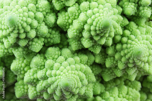 Grüner Blumenkohl - Hintergrund