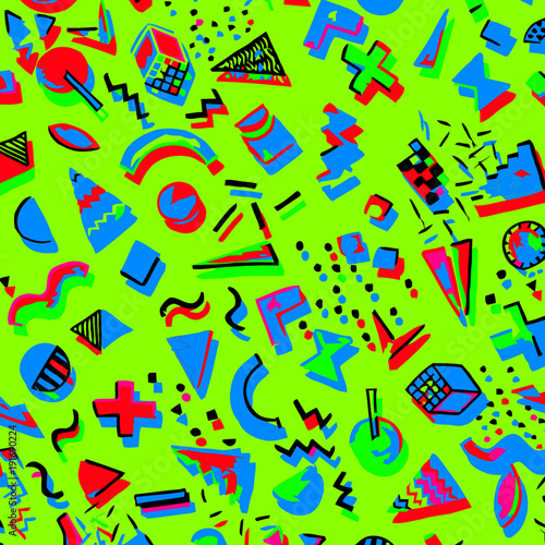 Menphis Neon Pattern