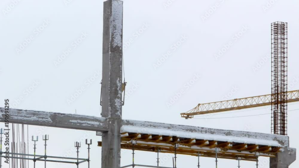 Construction crane working tower building 4k Construction crane working tower building 4k