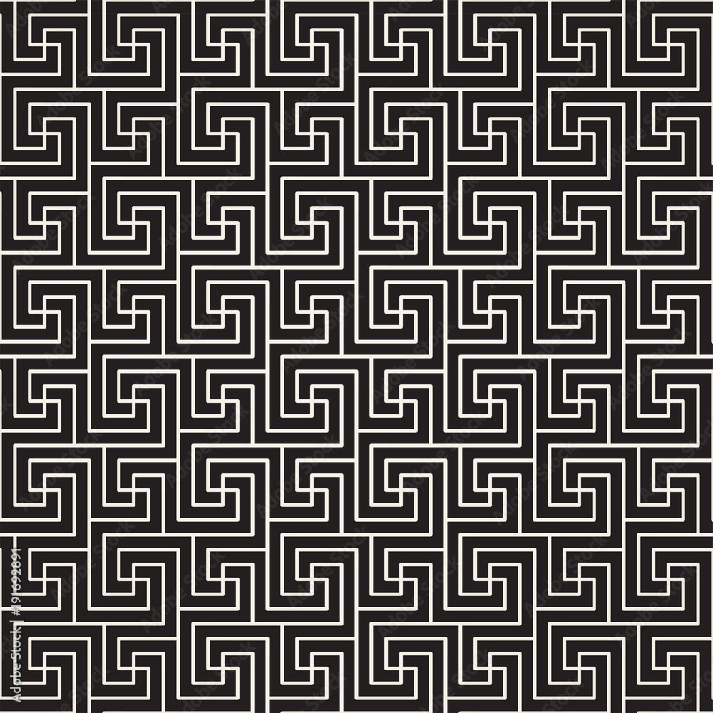 Vector seamless lattice pattern. Modern stylish texture with monochrome trellis. Repeating geometric grid. Simple design background. Vector seamless lattice pattern. Modern stylish texture with monochrome trellis. Repeating geometric grid. Simple design background.