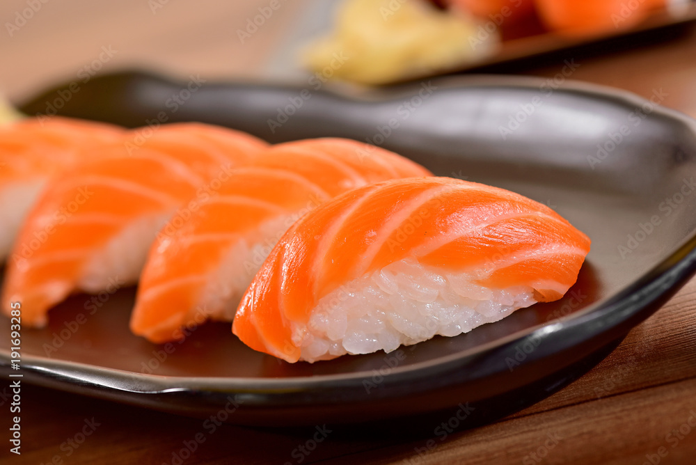 Salmon Nigiri Sushi